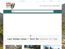 Tablet Screenshot of lakesbushland.com.au